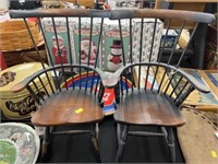 (2) Windsor Style Doll Chairs