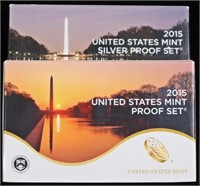 2015 US PROOF SET & 2015 US SILVER PROOF SET