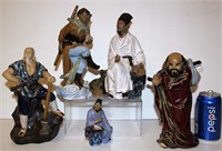 5 Vintage Chinese Figurines