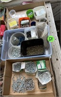 Boxes of Assorted Screws