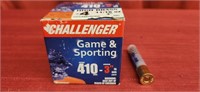 Challenger 4 shot. 410 ga. 3 in shot gun shells,