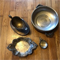 Mixed Lot of Silverplate Items