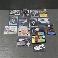 Assorted Football Relic & Insert Cards