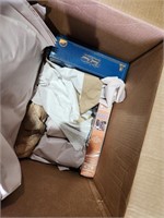 Box of Misc. Items / Games / Lamp