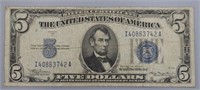 1934 A  $5 Silver Certificate