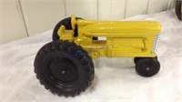 Hubley yellow toy tractor