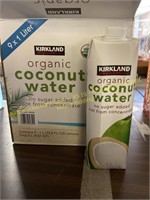 Kirkland organic coconut water drinks