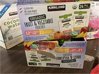 Kirkland organic fruit & vegetables pouches
