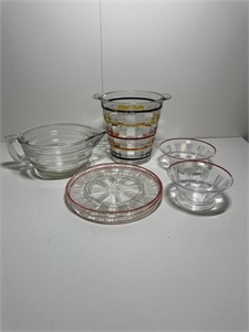Vintage clear glass