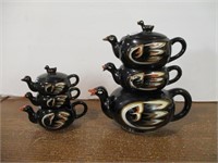 Chicken Teapot, Creamer & Sugar Sets, 1 Mini