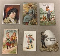 (6) York PA Postcards,Hellers,Reineberg,Walker