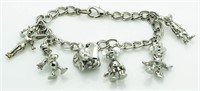 Walt Disney Character Charm Bracelet