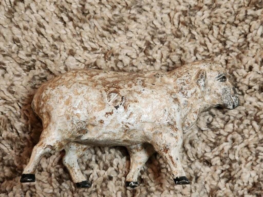 Vintage Cast Iron Sheep Bank