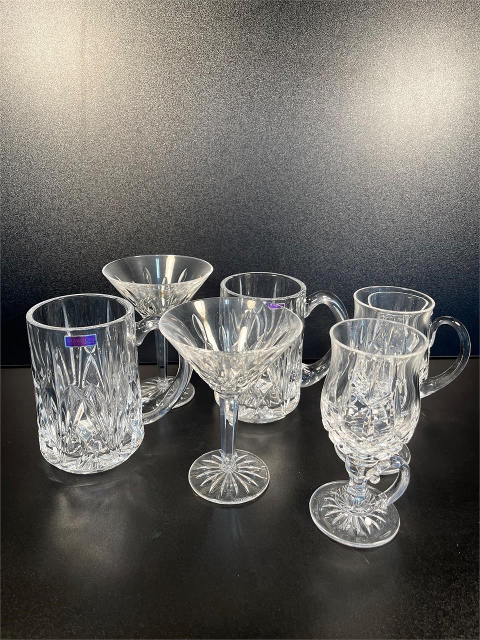 7- Misc. Waterford Glasses & Serving Pieces