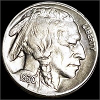 1930-S Buffalo Head Nickel ABOUT UNCIRCULATED