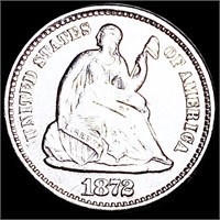 1872-S Seated Liberty Half Dime UNCIRCULATED