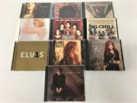10 Assorted Music CDs