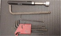 Allen wrenches and magnet