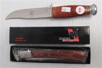 Master Cutlery scorpion folding knife and Buffalo