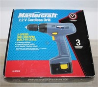 Mastercraft 2 speed 7.2V Cordless drill