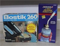 Bostik 260 electric glue gun and 2-piece