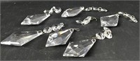 Vintage Glass Chandelier Prisms (6)