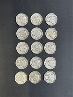 "15" Mercury Dimes