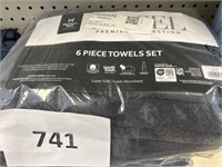 MM 6 pc towel set