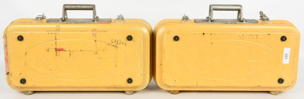 2 Vintage Brunson Gooo-2476 Cases