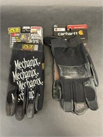 Men’s XL Mechanix Wear, and Carhartt Gloves