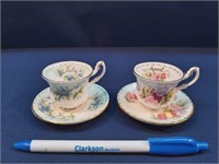 Royal Albert Mini Teacups and Saucers