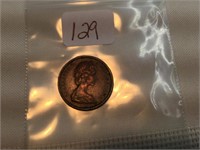 1965 Canadian Penny Large Beads and Blunt 5