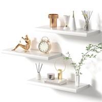 VOGGV White Floating Shelves for Wall, Wall Mounte