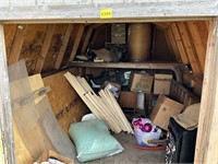 Contents Of Shed, Misc. Toys, Plywood, Furniture