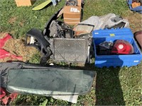 Lot Misc. Car Parts & Auto Lights, Bench Seat