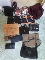 Lot of Assorted Purses and Handbags