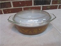 Pyrex Early American Casserole with Lid