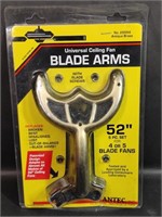 Universal Ceiling Fan Blade Arms w Blade Screws