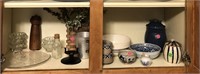 Pottery, pepper mill, serving dish and more