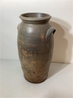 Antique Hand Thrown Primitive Crock, Read