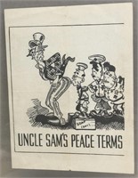 Uncle Sams peace terms cartoon