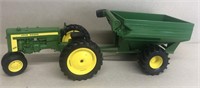 John Deere 420 tractor and wagon