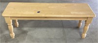 Wood bench-47.5 x 14 x 18