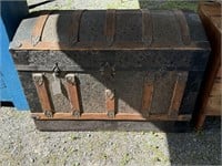 Large Antique Dome Top Trunk