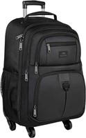 Matein Rolling Backpack With 4 Wheels, 17 Inch