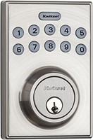 Kwikset Electronic Deadbolt, 8x4x6, Nickel