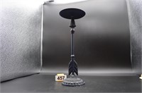 12" metal arrow candle stand