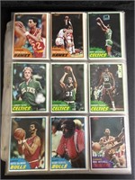 1981 Topps Basketball Complete Set (East & West)