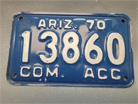 1970 Arizona Commercial Trailer Plate