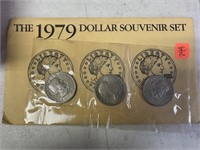 1979 P,D,S UNC SUSAN B ANTHONY DOLLARS